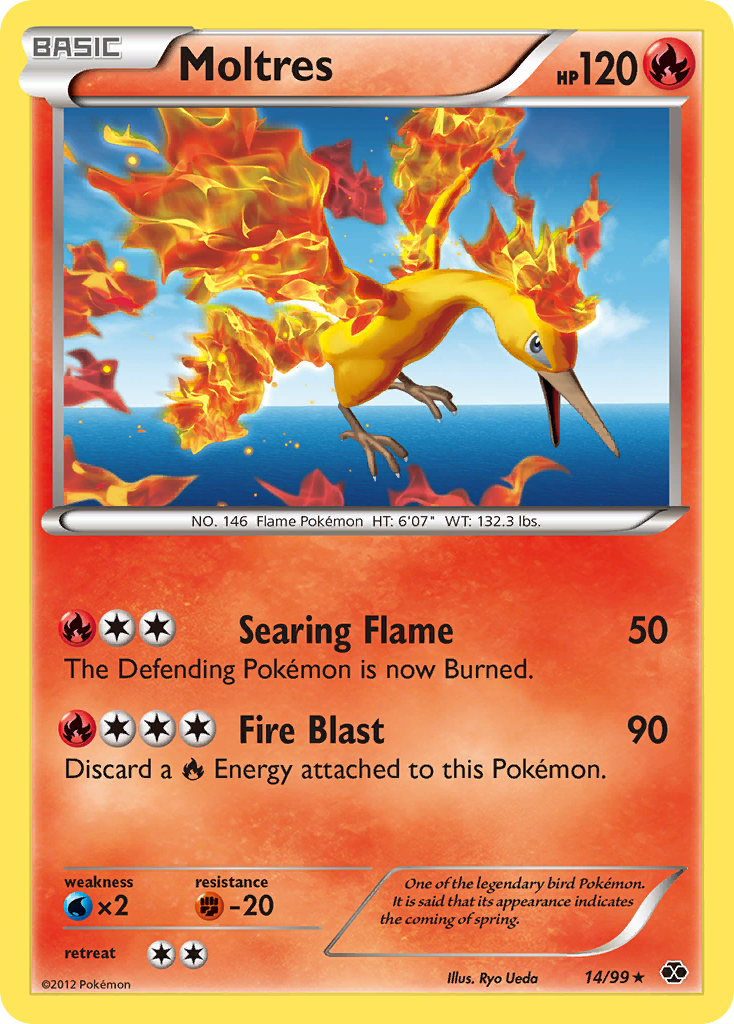 Moltres (14/99) [Black & White: Next Destinies] | Card Merchant Takapuna