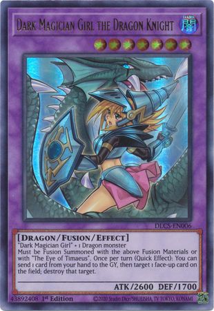 Dark Magician Girl the Dragon Knight (Alternate Art) (Purple) [DLCS-EN006] Ultra Rare | Card Merchant Takapuna