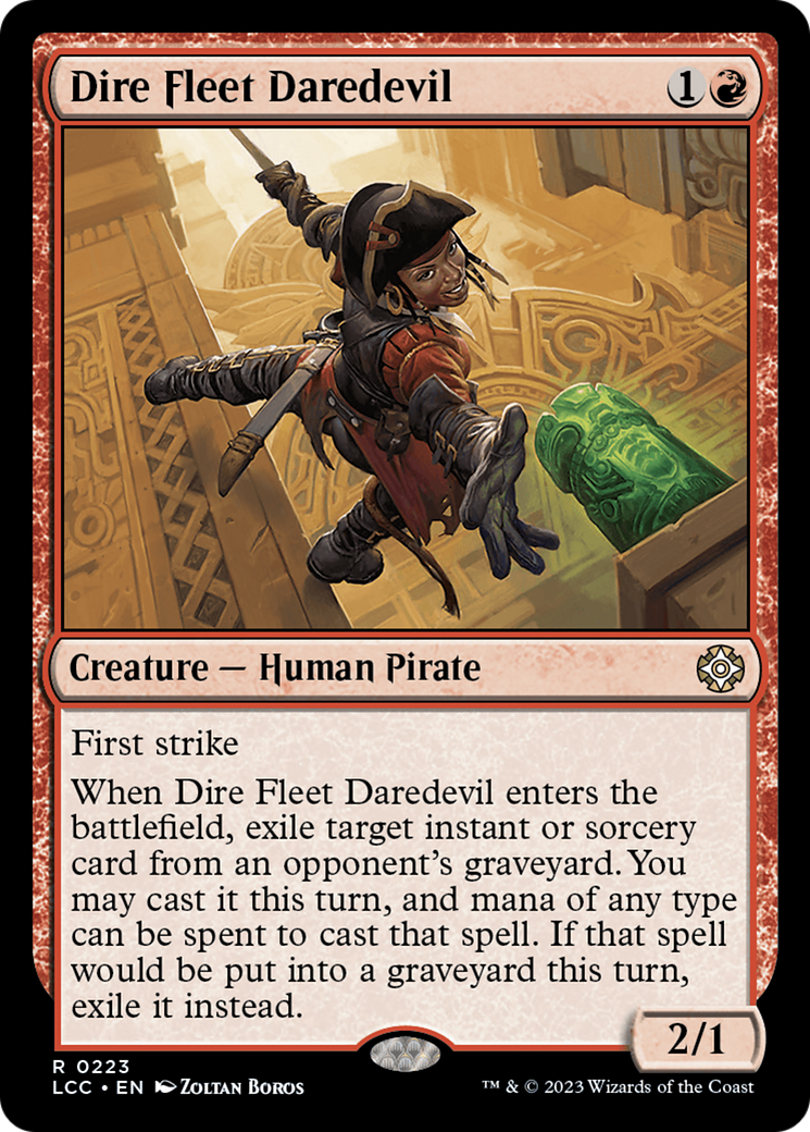 Dire Fleet Daredevil [The Lost Caverns of Ixalan Commander] | Card Merchant Takapuna