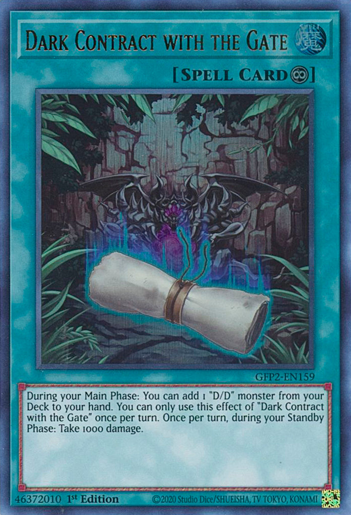 Dark Contract with the Gate [GFP2-EN159] Ultra Rare | Card Merchant Takapuna