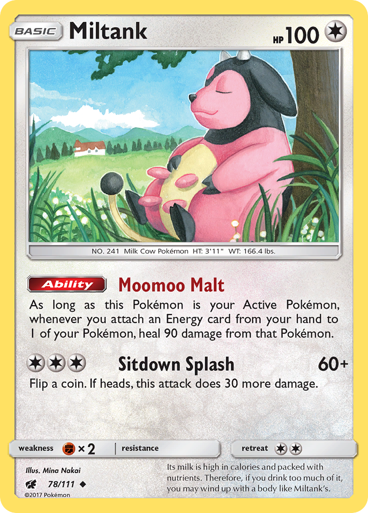 Miltank (78/111) [Sun & Moon: Crimson Invasion] | Card Merchant Takapuna