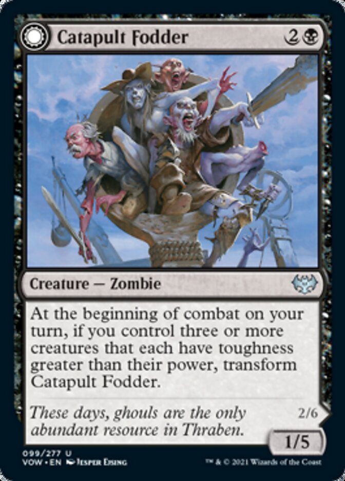 Catapult Fodder // Catapult Captain [Innistrad: Crimson Vow] | Card Merchant Takapuna