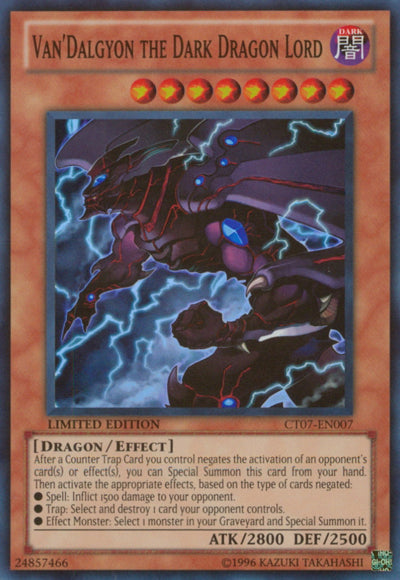 Van'Dalgyon The Dark Dragon Lord [CT07-EN007] Super Rare | Card Merchant Takapuna