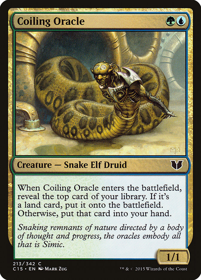 Coiling Oracle [Commander 2015] | Card Merchant Takapuna