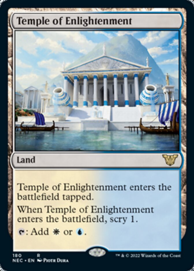 Temple of Enlightenment [Kamigawa: Neon Dynasty Commander] | Card Merchant Takapuna