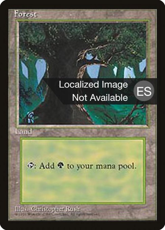 Forest (C) [Fourth Edition (Foreign Black Border)] | Card Merchant Takapuna