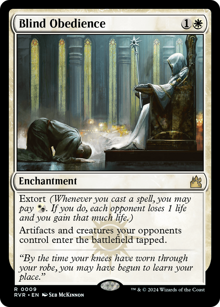 Blind Obedience [Ravnica Remastered] | Card Merchant Takapuna