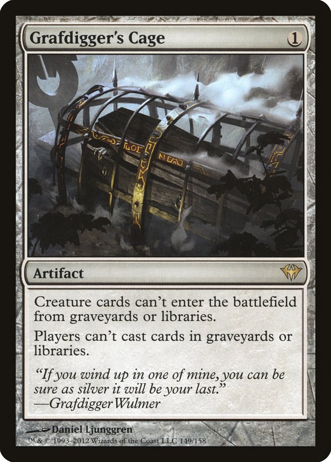 Grafdigger's Cage [Dark Ascension] | Card Merchant Takapuna