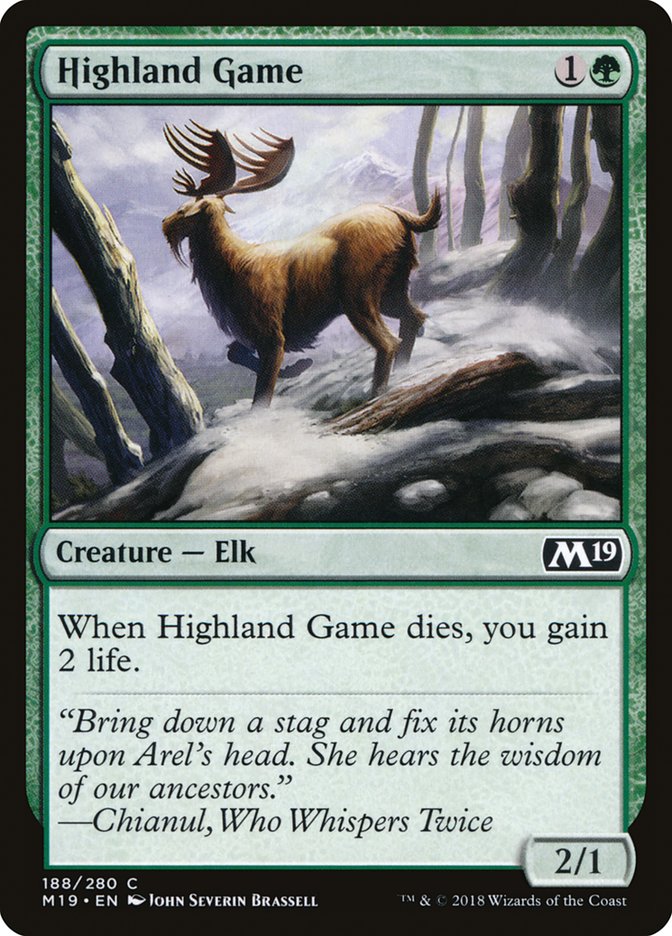 Highland Game [Core Set 2019] | Card Merchant Takapuna