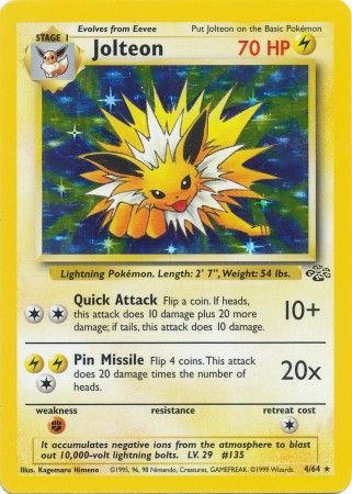 Jolteon (4/64) [Jungle Unlimited] | Card Merchant Takapuna