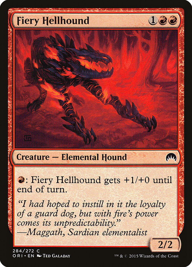 Fiery Hellhound [Magic Origins] | Card Merchant Takapuna