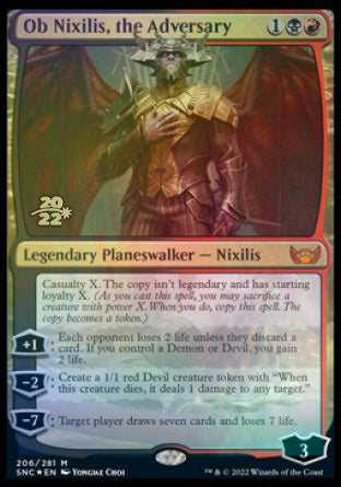 Ob Nixilis, the Adversary [Streets of New Capenna Prerelease Promos] | Card Merchant Takapuna