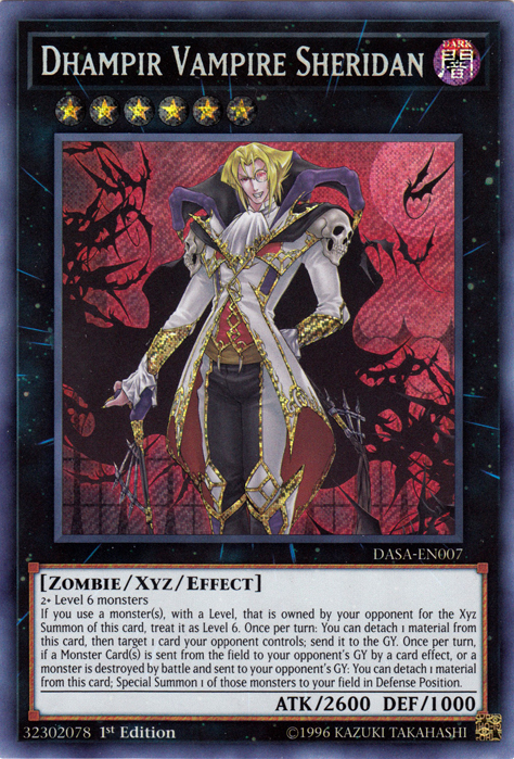 Dhampir Vampire Sheridan [DASA-EN007] Secret Rare | Card Merchant Takapuna