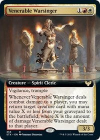 Venerable Warsinger (Extended Art) [Strixhaven: School of Mages] | Card Merchant Takapuna