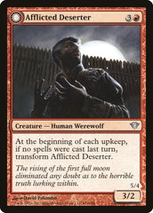 Afflicted Deserter // Werewolf Ransacker [Dark Ascension] | Card Merchant Takapuna