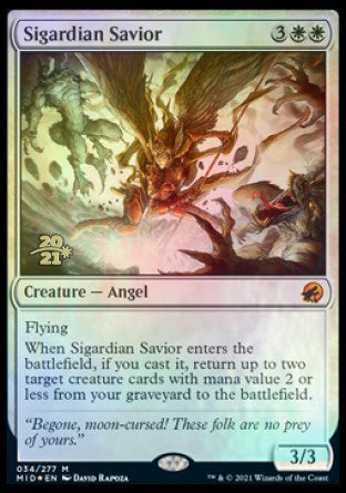 Sigardian Savior [Innistrad: Midnight Hunt Prerelease Promos] | Card Merchant Takapuna