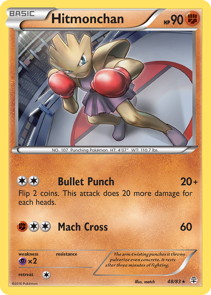 Hitmonchan (48/83) [XY: Generations] | Card Merchant Takapuna