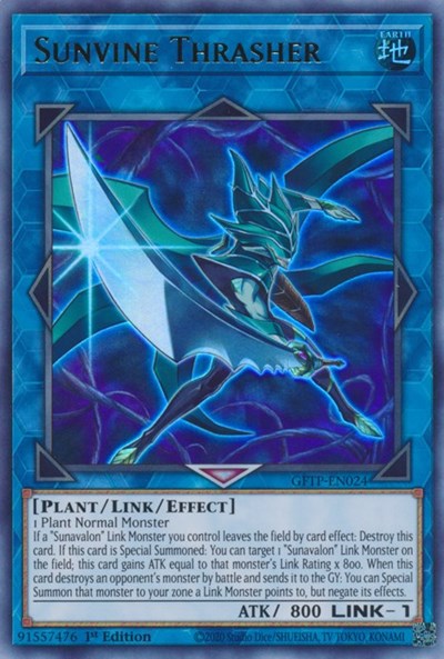 Sunvine Thrasher [GFTP-EN024] Ultra Rare | Card Merchant Takapuna