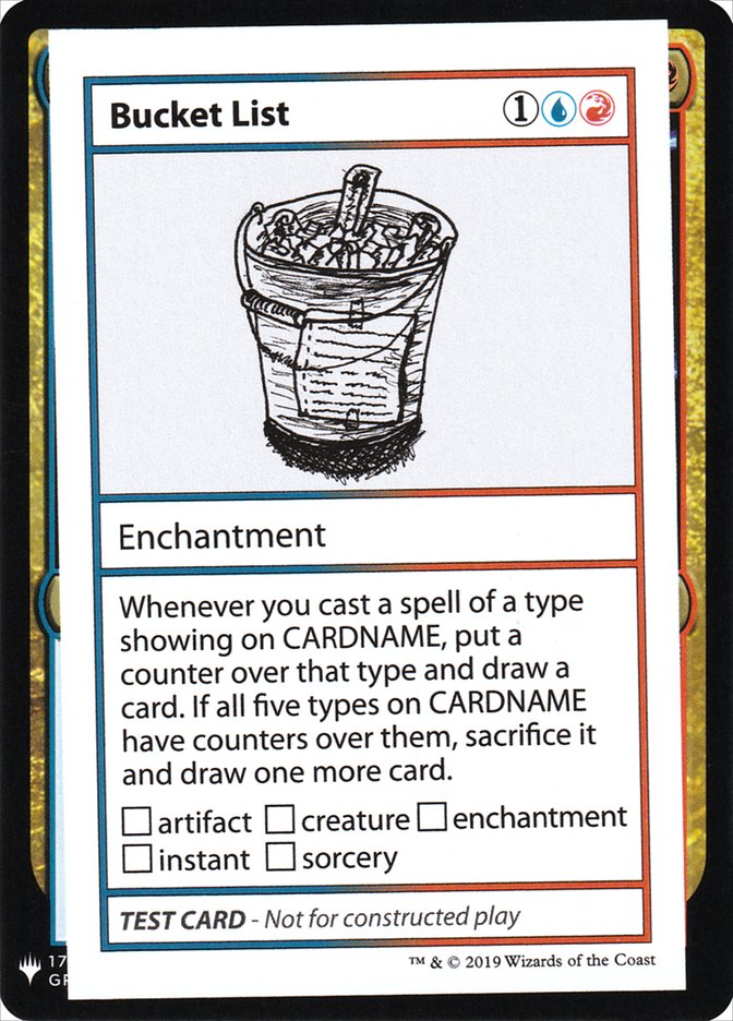 Bucket List [Mystery Booster Playtest Cards] | Card Merchant Takapuna
