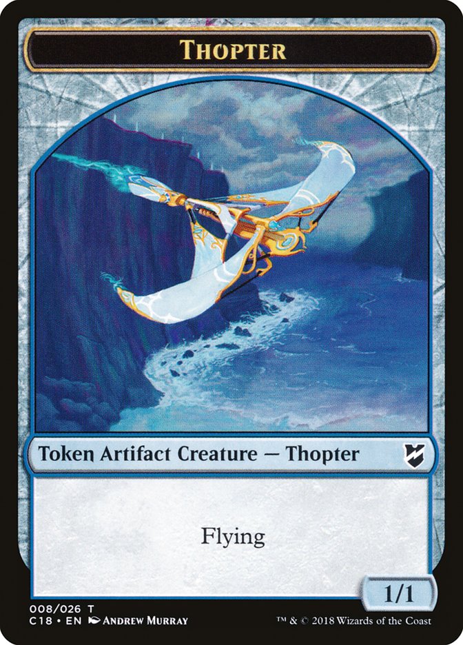 Thopter Token (008/026) [Commander 2018 Tokens] | Card Merchant Takapuna