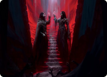 Vampires' Vengeance Art Card [Innistrad: Crimson Vow Art Series] | Card Merchant Takapuna