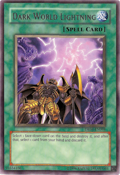 Dark World Lightning [DR04-EN098] Rare | Card Merchant Takapuna