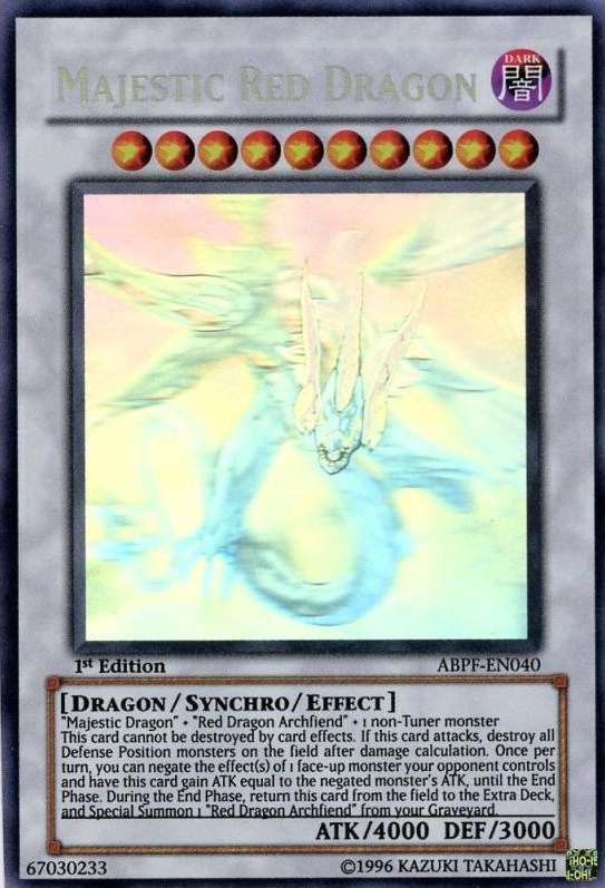 Majestic Red Dragon [ABPF-EN040] Ghost Rare | Card Merchant Takapuna