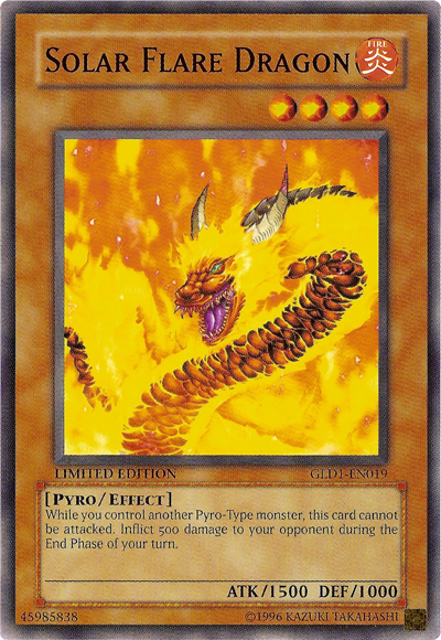 Solar Flare Dragon [GLD1-EN019] Common | Card Merchant Takapuna