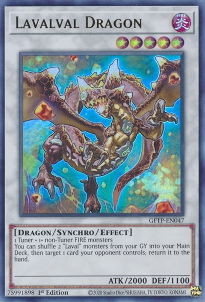 Lavalval Dragon [GFTP-EN047] Ultra Rare | Card Merchant Takapuna