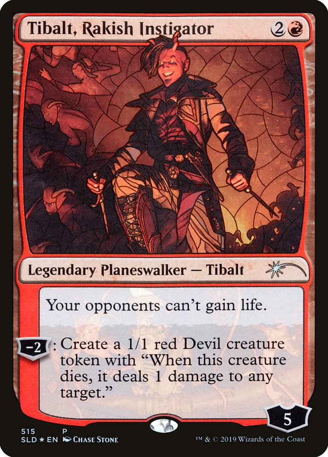 Tibalt, Rakish Instigator (Stained Glass) [Secret Lair Drop Promos] | Card Merchant Takapuna