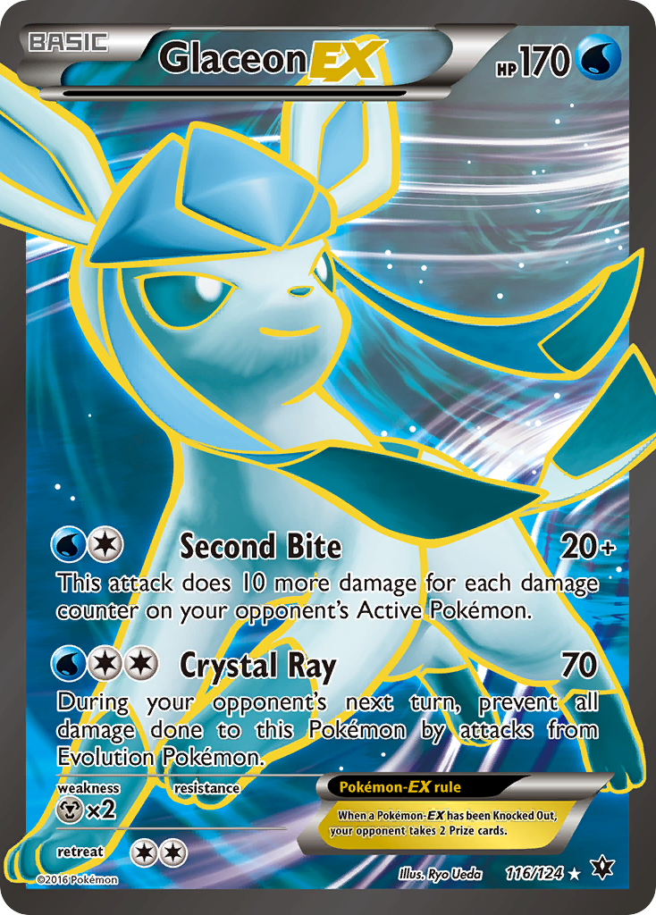 Glaceon EX (116/124) [XY: Fates Collide] | Card Merchant Takapuna