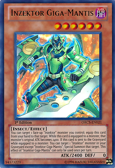 Inzektor Giga-Mantis [ORCS-EN021] Ultra Rare | Card Merchant Takapuna