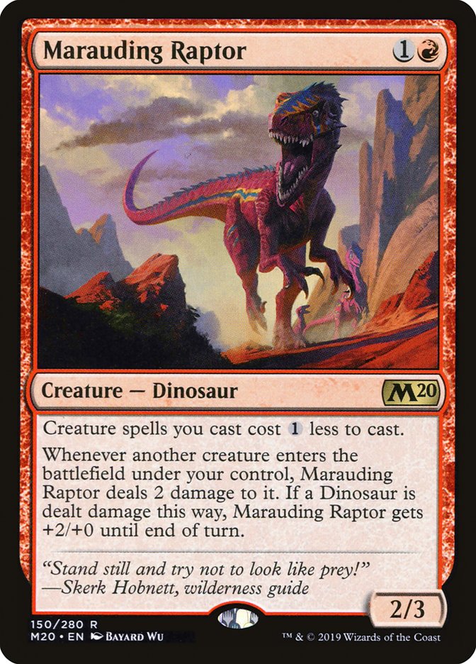 Marauding Raptor [Core Set 2020] | Card Merchant Takapuna