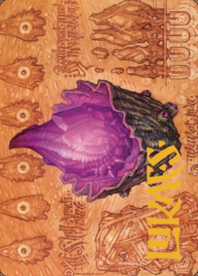 Thorn of Amethyst Art Card (Gold-Stamped Signature) [The Brothers' War Art Series] | Card Merchant Takapuna