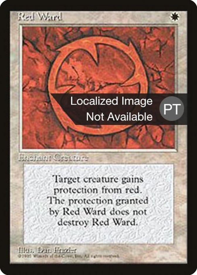 Red Ward [Fourth Edition (Foreign Black Border)] | Card Merchant Takapuna