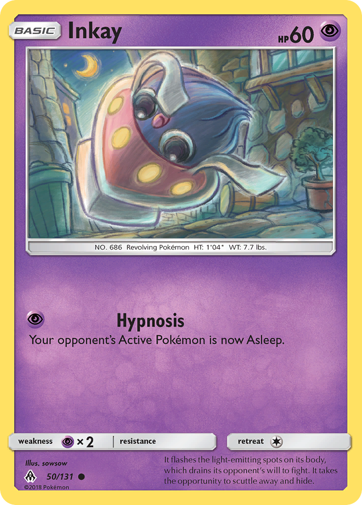 Inkay (50/131) [Sun & Moon: Forbidden Light] | Card Merchant Takapuna