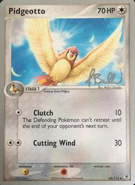 Pidgeotto (45/112) (Eeveelutions - Jimmy Ballard) [World Championships 2006] | Card Merchant Takapuna