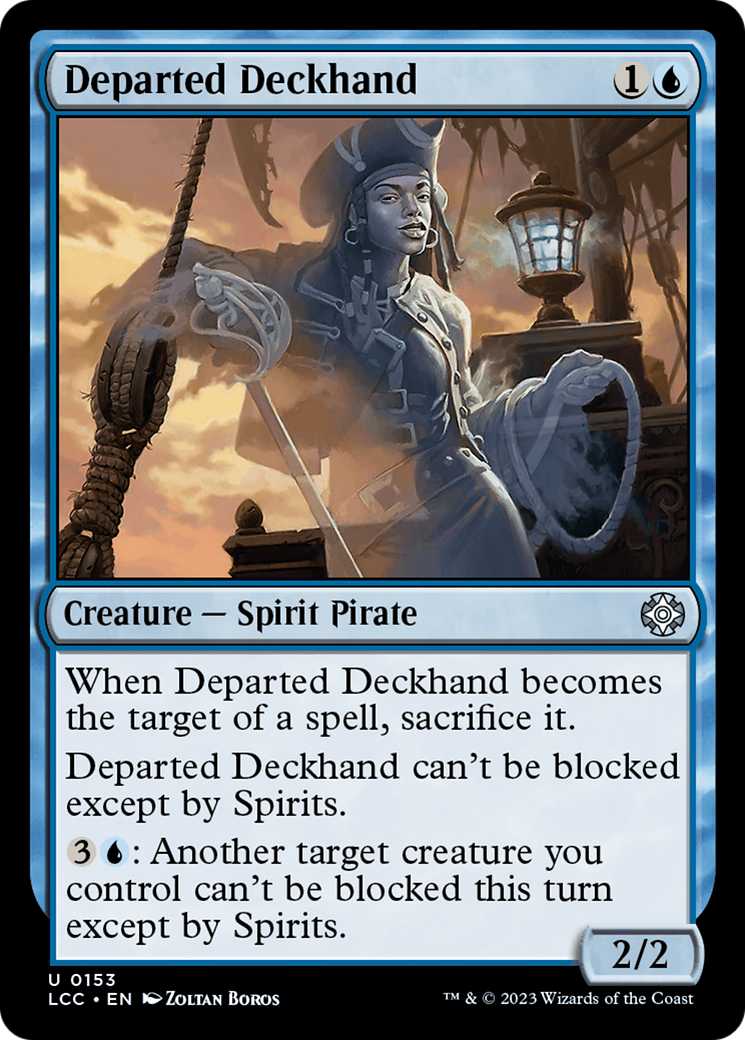 Departed Deckhand [The Lost Caverns of Ixalan Commander] | Card Merchant Takapuna