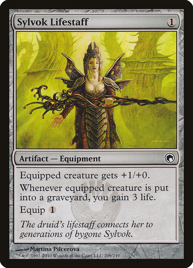 Sylvok Lifestaff [Scars of Mirrodin] | Card Merchant Takapuna