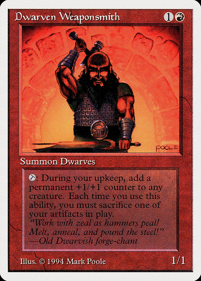 Dwarven Weaponsmith [Summer Magic / Edgar] | Card Merchant Takapuna