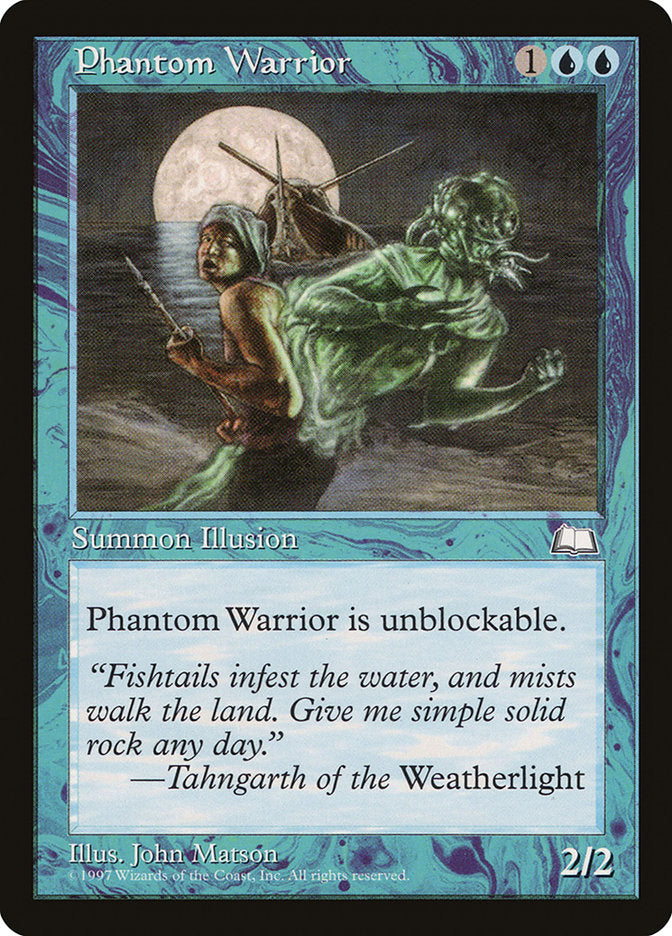 Phantom Warrior [Weatherlight] | Card Merchant Takapuna