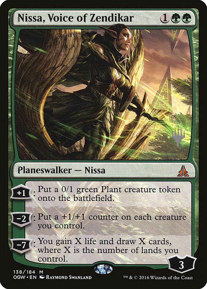 Nissa, Voice of Zendikar (Promo Pack) [Oath of the Gatewatch Promos] | Card Merchant Takapuna