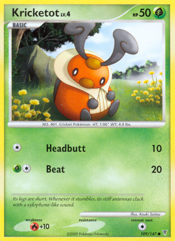 Kricketot (109/147) [Platinum: Supreme Victors] | Card Merchant Takapuna