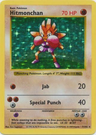 Hitmonchan (7/102) [Base Set Shadowless Unlimited] | Card Merchant Takapuna