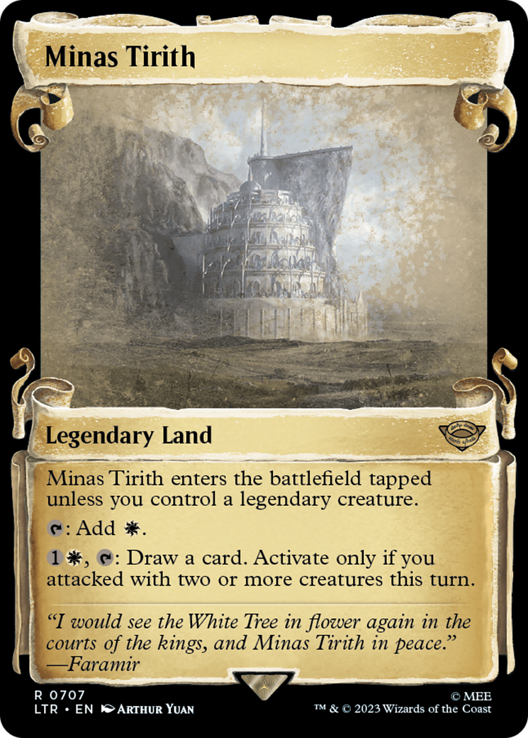 Minas Tirith [The Lord of the Rings: Tales of Middle-Earth Showcase Scrolls] | Card Merchant Takapuna