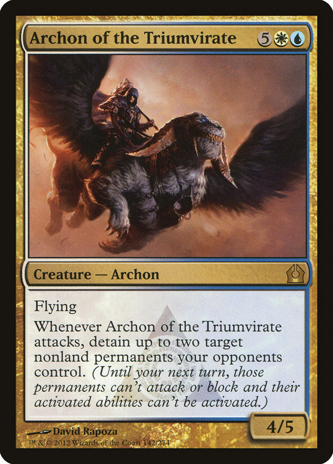 Archon of the Triumvirate [Return to Ravnica] | Card Merchant Takapuna