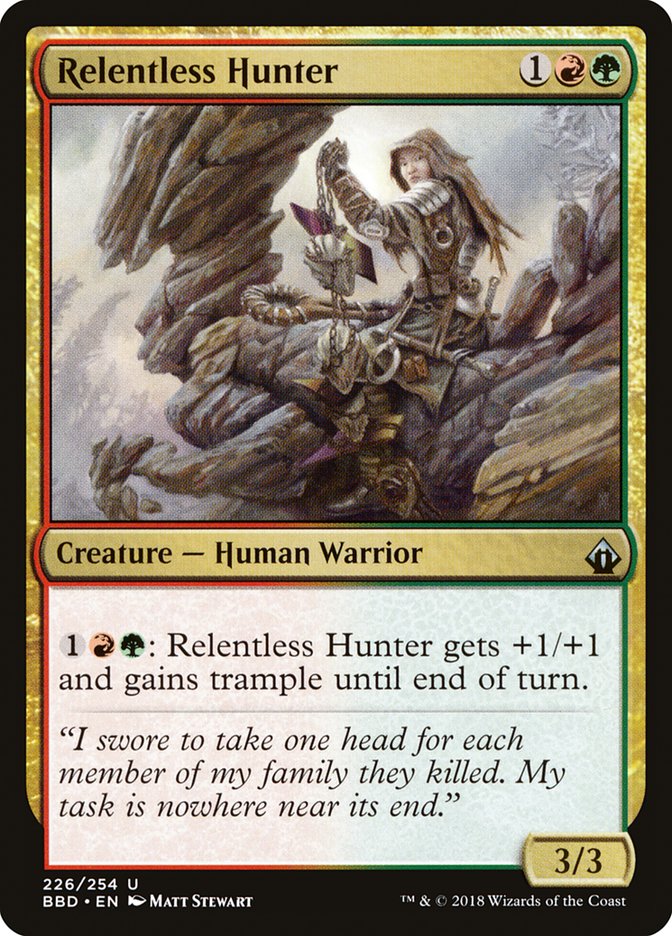 Relentless Hunter [Battlebond] | Card Merchant Takapuna