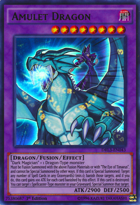 Amulet Dragon [DRL3-EN043] Ultra Rare | Card Merchant Takapuna