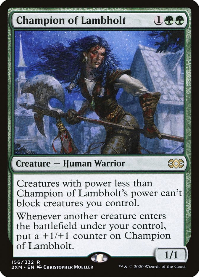 Champion of Lambholt [Double Masters] | Card Merchant Takapuna