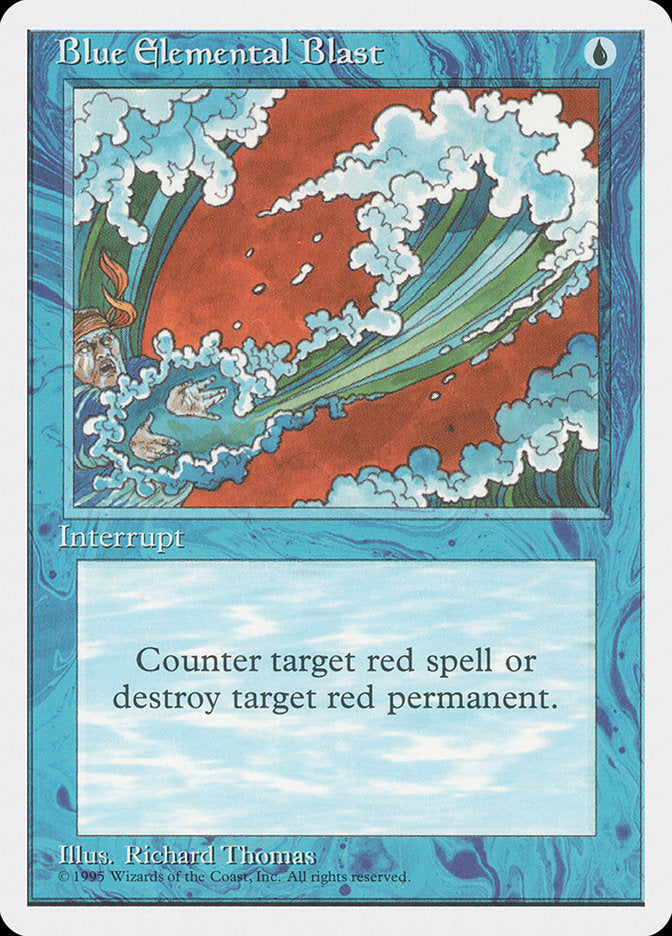 Blue Elemental Blast [Fourth Edition] | Card Merchant Takapuna